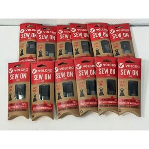 12- VELCRO‎ Brand Sew On Tape - 36"x 3/4" - Made From 70% Recycled Materials